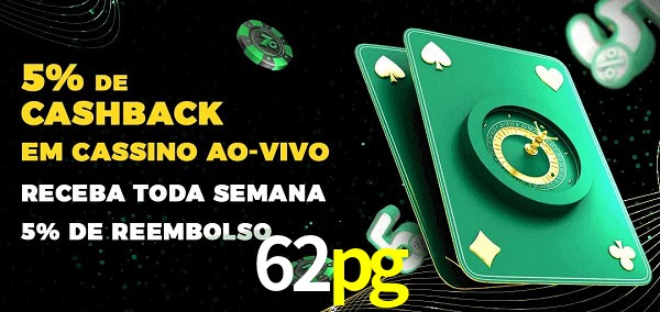 Promoções do cassino ao Vivo 62pg